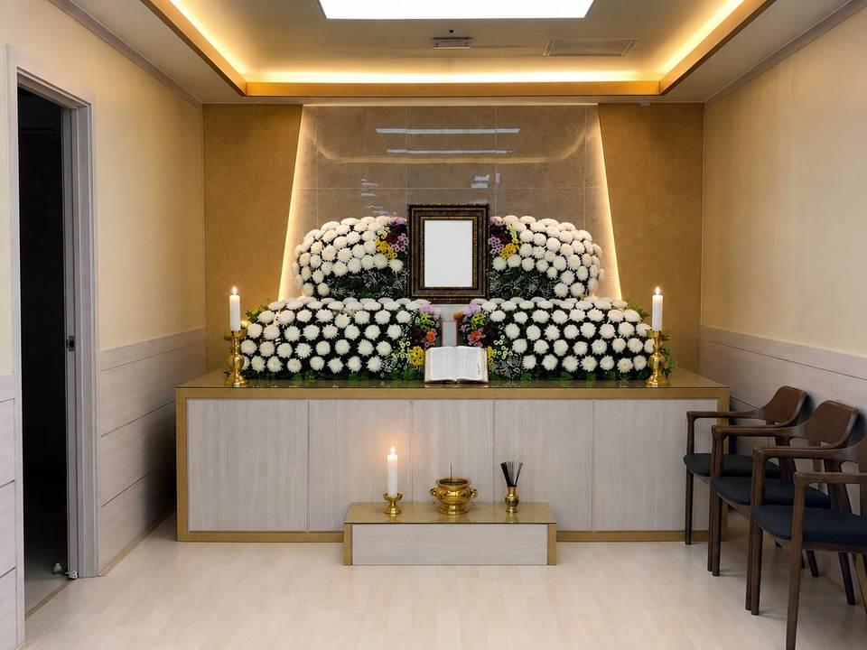 빈소에 마련된 제단